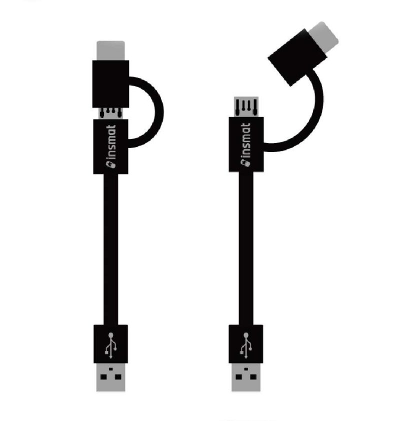 INSMAT 2-IN-1 USB TO MICROUSB/ USB C
