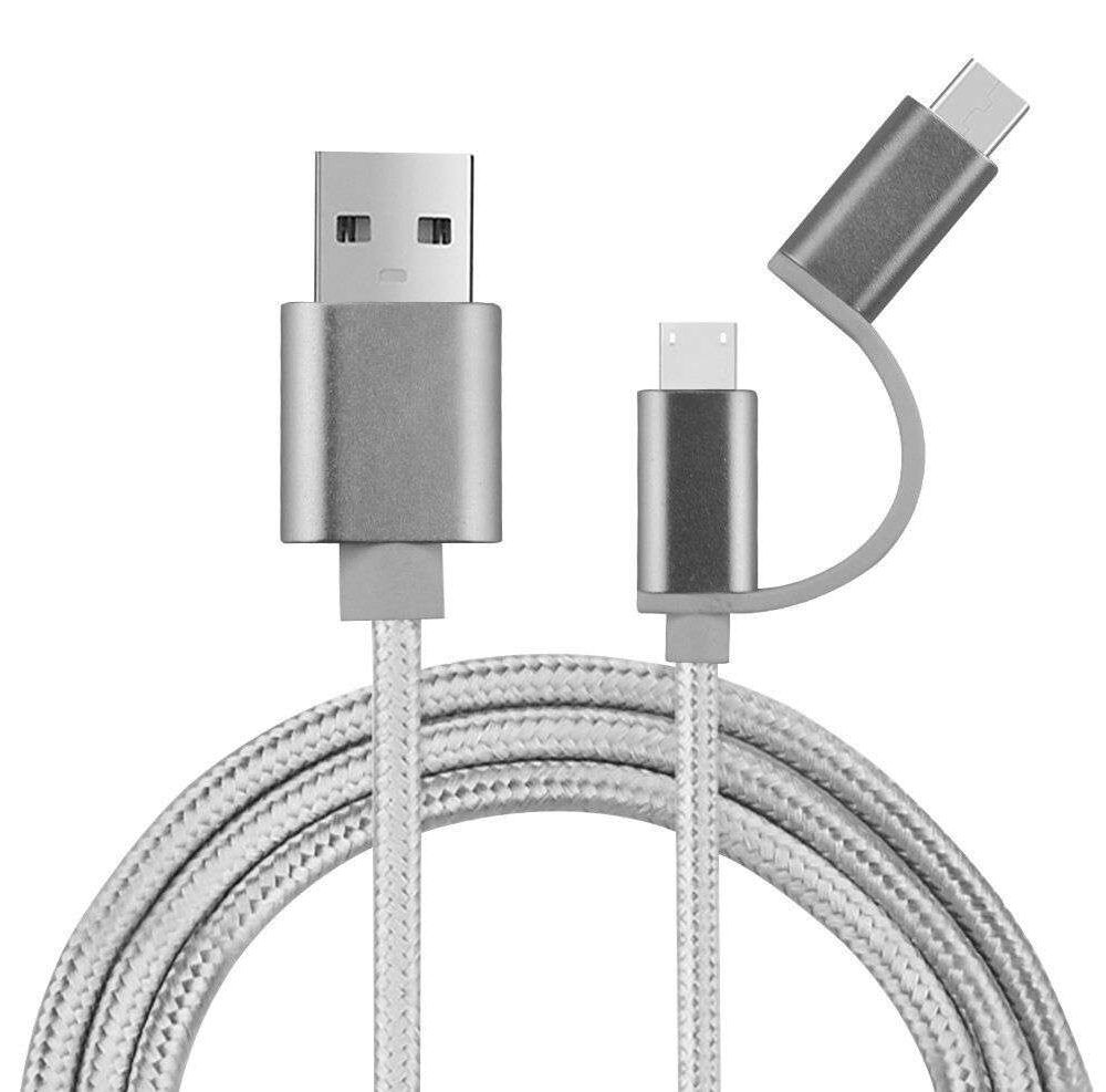 CLOUD Micro+USB-C silver